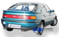 Fox passend für Mazda 323 Typ BG/ MX3 Typ EC Endschalldämpfer mit Flansch - 2x80 Typ 13