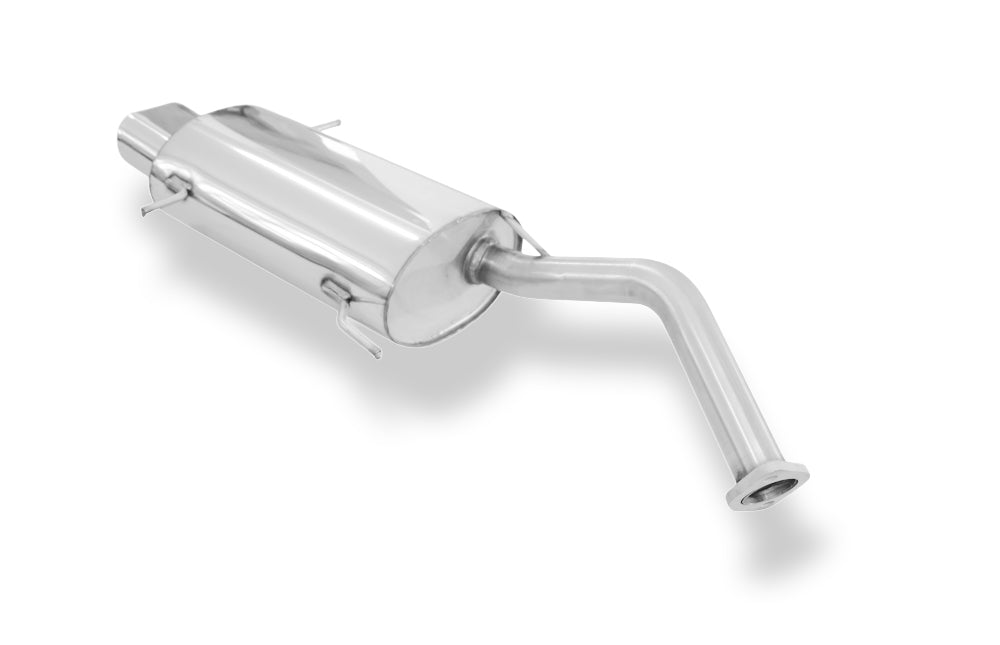 Fox passend fürMazda 323 Typ BG/ MX3 Typ EC Endschalldämpfer mit Flansch - 135x80 Typ 53