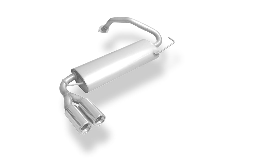 Fox passend fürMazda 323F/323C Typ BA Endschalldämpfer quer - 2x80 Typ 13