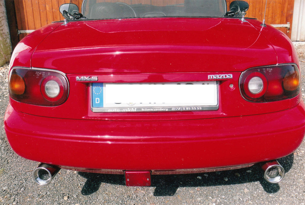 Fox passend fürMazda MX5 Typ NA Endschalldämpfer Ausgang rechts/links - 1x90 Typ 13 rechts/links
