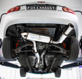 Fox passend für Mazda MX5 NB - JDM Optik JDM Anlage bestehend aus End-, Mittel und Vorschalldämpfer - Endrohr 1x90mm Typ 10