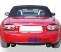 Fox passend für Mazda MX5 Typ NC Endschalldämpfer Ausgang rechts/links - 115x85 Typ 33 rechts/links - kernig sportlicher Sound mit TÜV-Teilegutachten