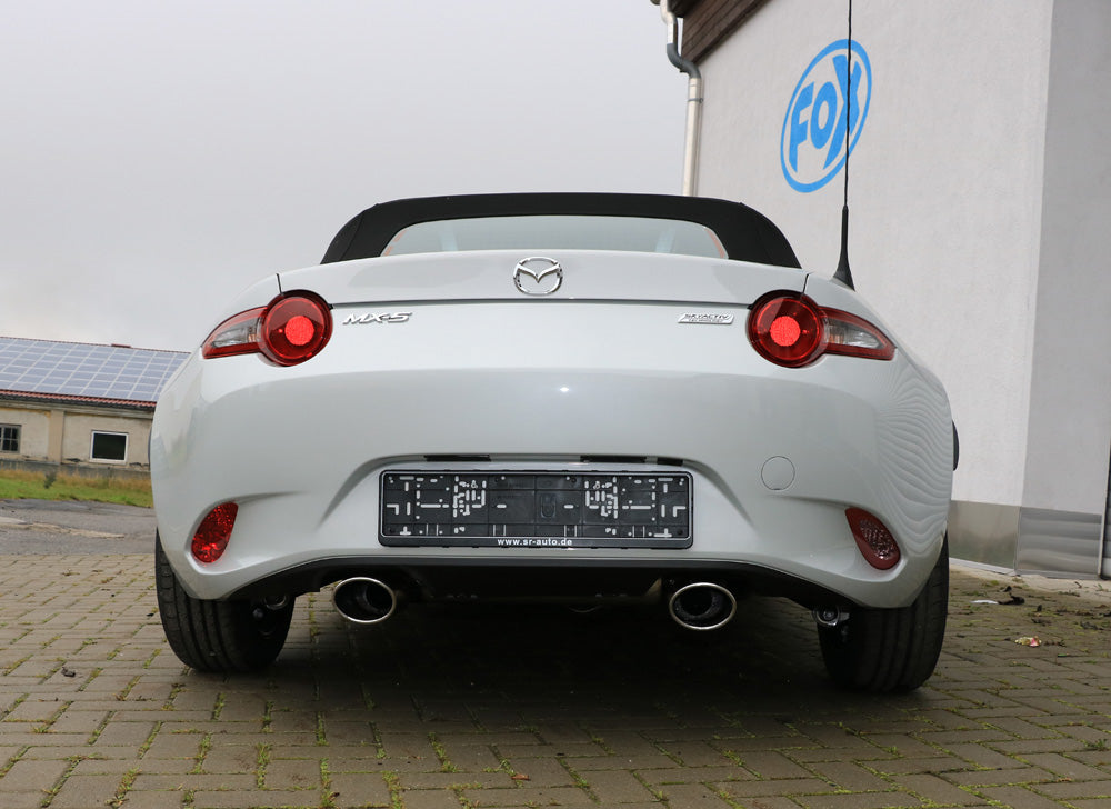 Fox passend fürMazda MX5 - ND Endschalldämpfer quer Ausgang rechts/links - 1x115x85 Typ 32 rechts/links