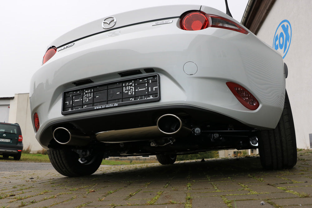Fox passend fürMazda MX5 - ND Endschalldämpfer quer Ausgang rechts/links - 1x115x85 Typ 32 rechts/links