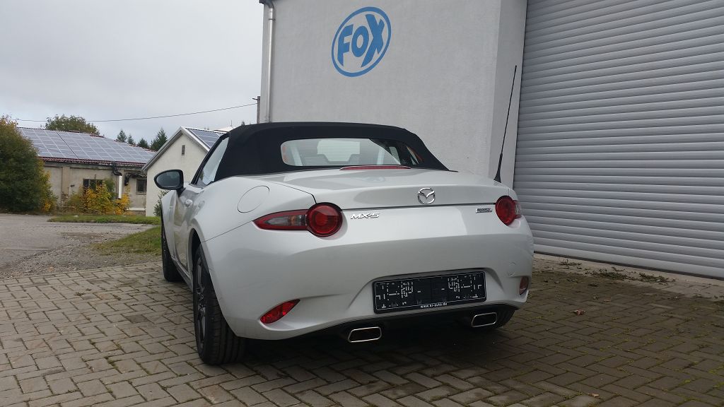 Fox passend fürMazda MX5 - ND Endschalldämpfer quer Ausgang rechts/links - 1x145x65 Typ 59 rechts/links