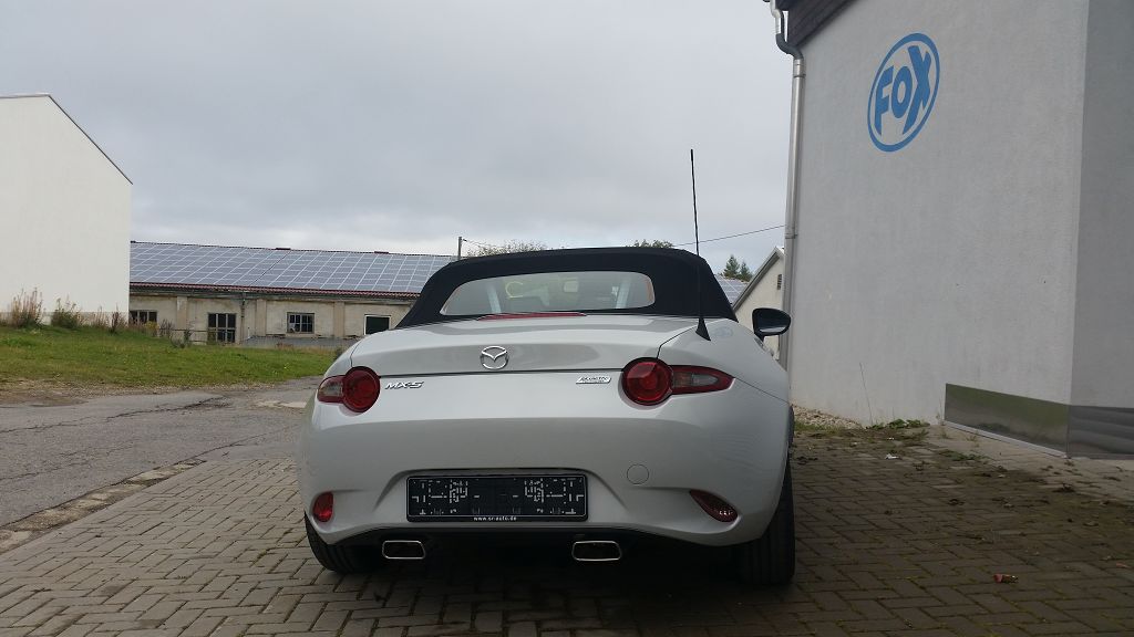 Fox passend fürMazda MX5 - ND Endschalldämpfer quer Ausgang rechts/links - 1x145x65 Typ 59 rechts/links