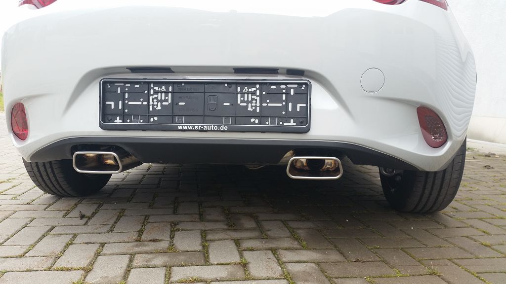 Fox passend fürMazda MX5 - ND Endschalldämpfer quer Ausgang rechts/links - 1x145x65 Typ 59 rechts/links