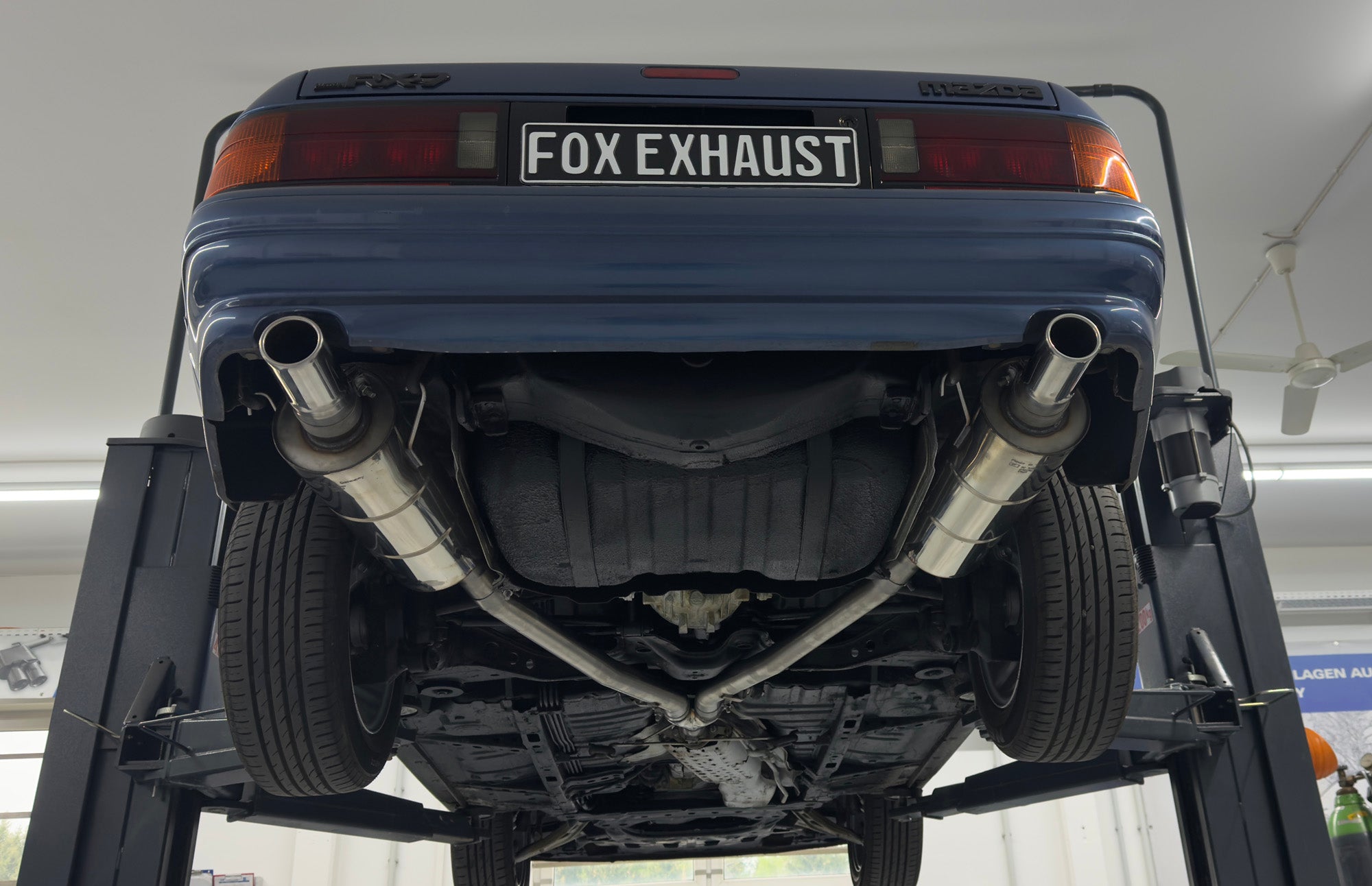 Fox passend fürMazda RX7 - FC Endschalldämpfer rechts/links - 1x80 Typ 12 rechts/links