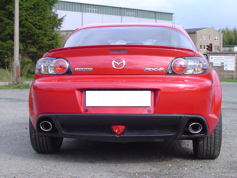 Fox passend fürMazda RX8 Endschalldämpfer quer Ausgang rechts/links - 115x85 Typ 38 rechts/links