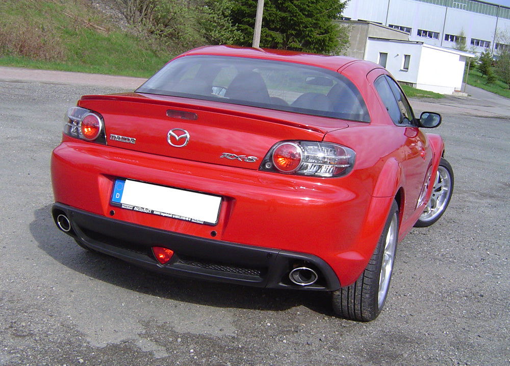 Fox passend fürMazda RX8 Endschalldämpfer quer Ausgang rechts/links - 115x85 Typ 38 rechts/links