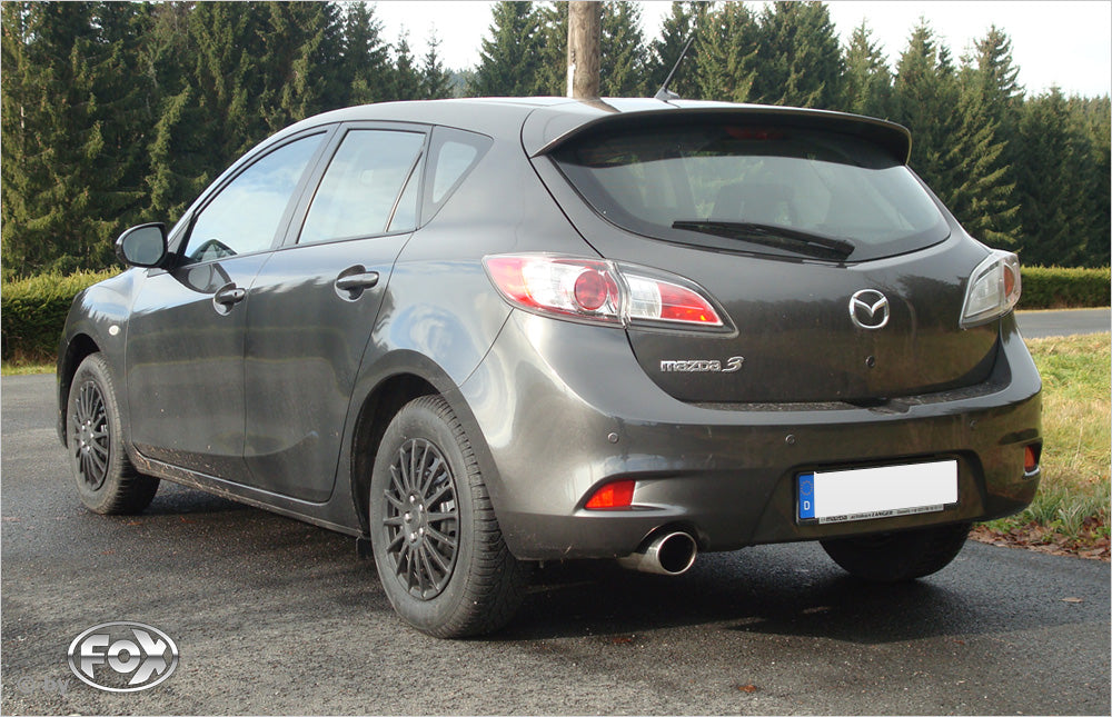 Fox passend fürMazda 3 BL - Benzin Endschalldämpfer - 1x100 Typ 16