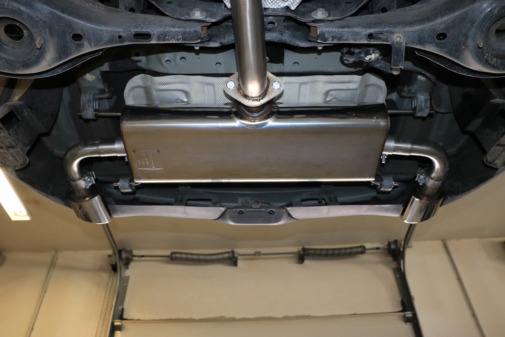 Fox passend fürMazda 3 - BM - Stufenheck Endschalldämpfer quer rechts/links - 115x85 Typ 38 rechts/links