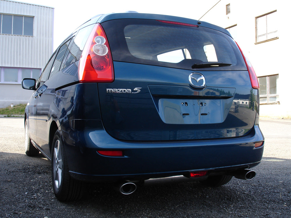 Fox passend fürMazda 5 - CR1 Endschalldämpfer quer Ausgang rechts/links - 115x85 Typ 32 rechts/links