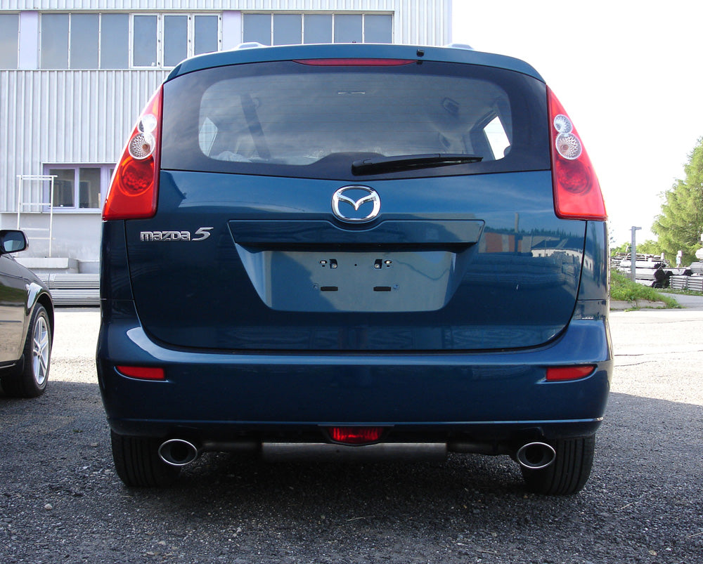 Fox passend fürMazda 5 - CR1 Endschalldämpfer quer Ausgang rechts/links - 115x85 Typ 32 rechts/links