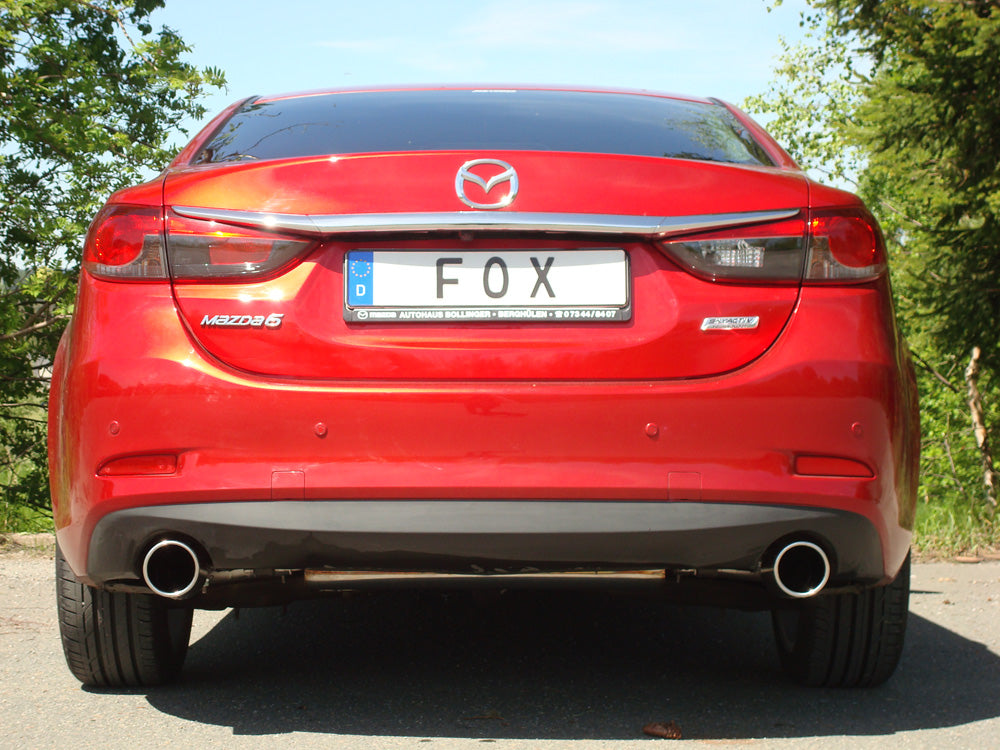 Fox passend fürMazda 6 - GJ Limousine Endschalldämpfer quer Ausgang rechts/links - 1x100 Typ 16 rechts/links