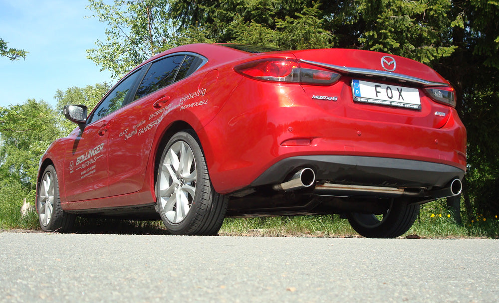 Fox passend fürMazda 6 - GJ Limousine Endschalldämpfer quer Ausgang rechts/links - 1x100 Typ 16 rechts/links