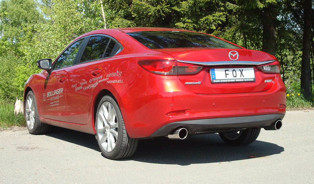 Fox passend fürMazda 6 - GJ Limousine Endschalldämpfer quer Ausgang rechts/links - 1x100 Typ 16 rechts/links