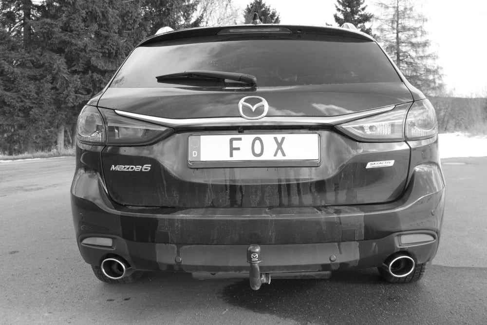 Fox passend fürMazda 6 - GJ Kombi Endschalldämpfer quer Ausgang rechts/links - 115x85 Typ 38 rechts/links