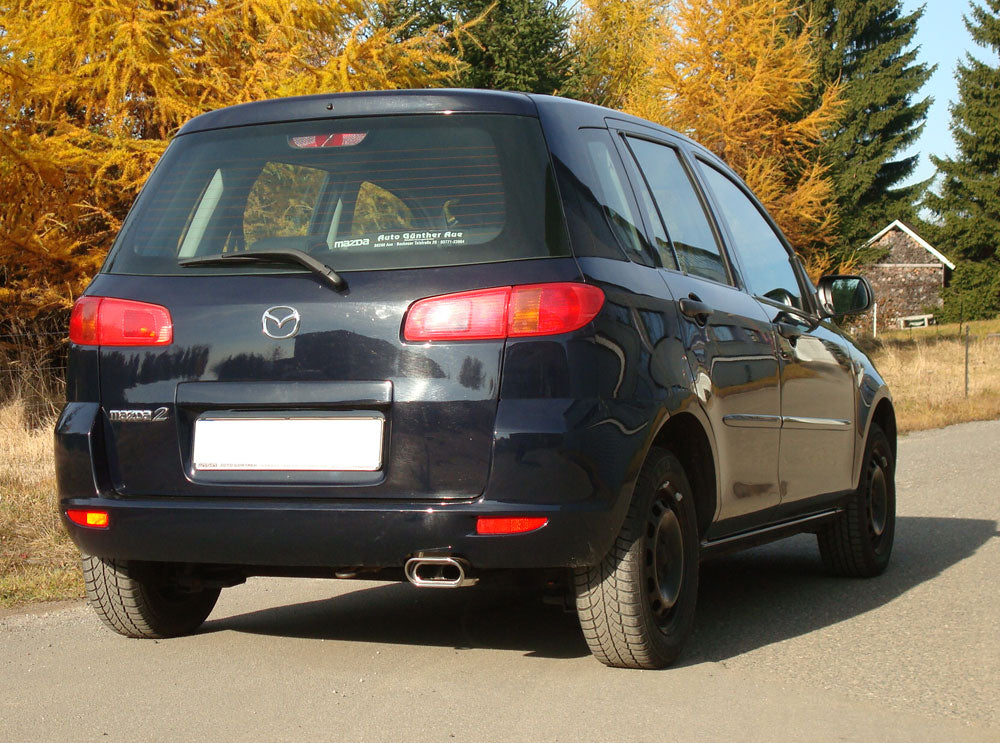 Fox passend fürMazda 2 DY Endschalldämpfer - 150x70 Typ 53