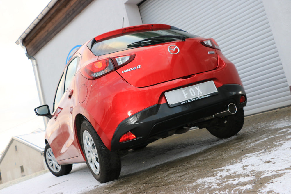 Fox passend fürMazda 2 DL/DJ Endschalldämpfer - 1x100 Typ 12