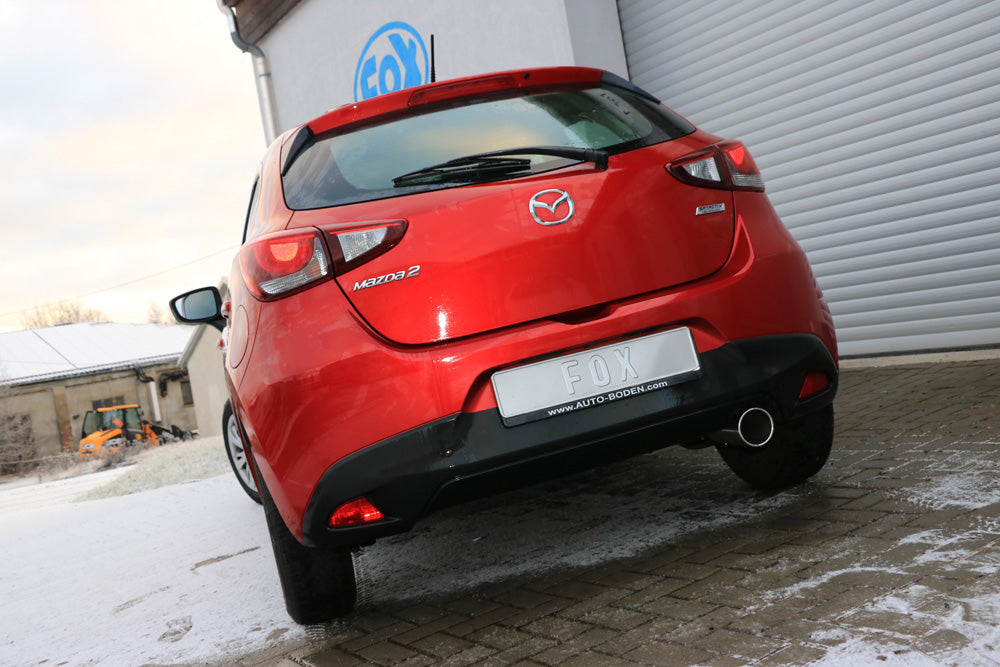 Fox passend fürMazda 2 DL/DJ Endschalldämpfer - 1x100 Typ 12