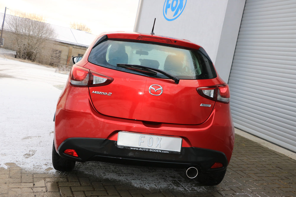 Fox passend fürMazda 2 DL/DJ Endschalldämpfer - 1x100 Typ 12