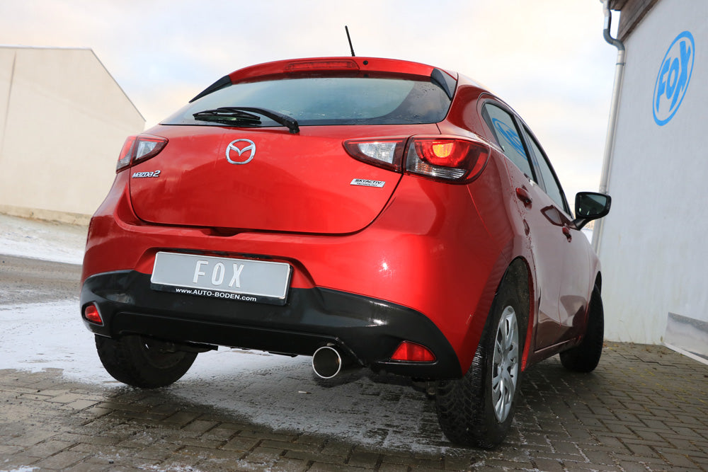 Fox passend fürMazda 2 DL/DJ Endschalldämpfer - 1x100 Typ 12