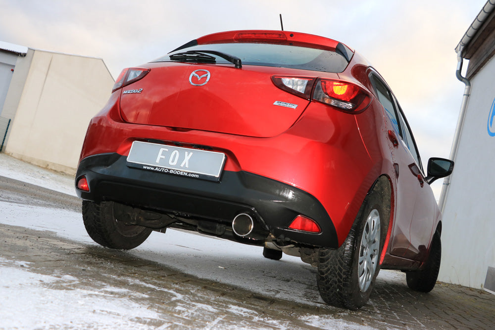 Fox passend fürMazda 2 DL/DJ Endschalldämpfer - 1x100 Typ 12