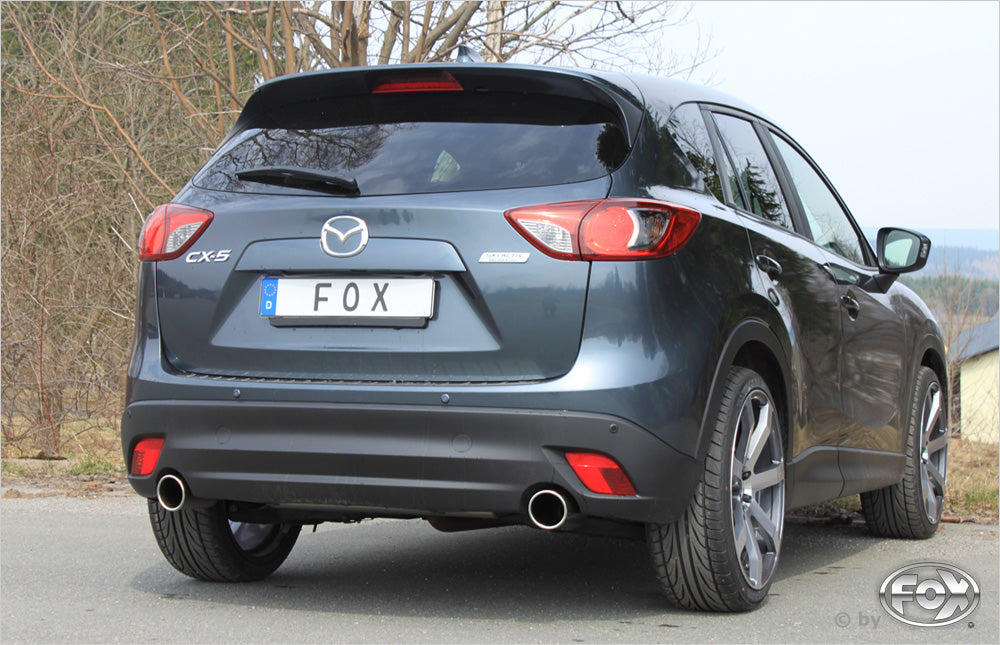 Fox passend fürMazda CX5 - KE/ GH Endschalldämpfer quer rechts/links - 1x100 Typ 16 rechts/links