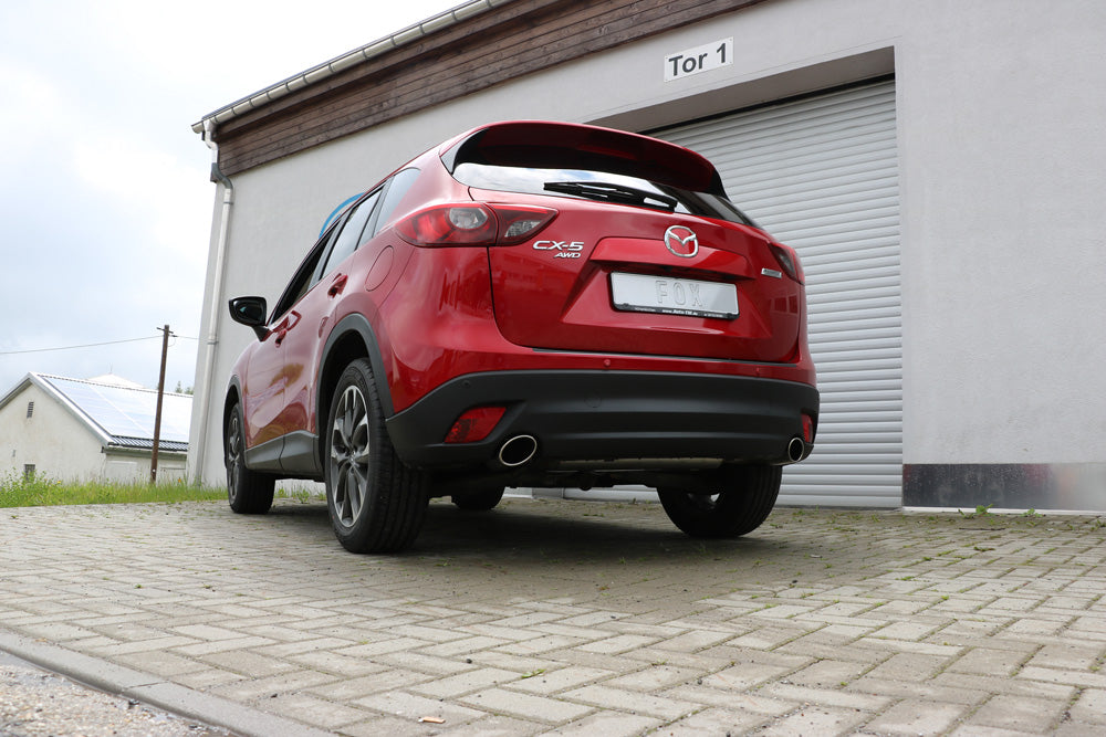 Fox passend fürMazda CX5 - KE/ GH Endschalldämpfer quer rechts/links - 115x85 Typ 38 rechts/links