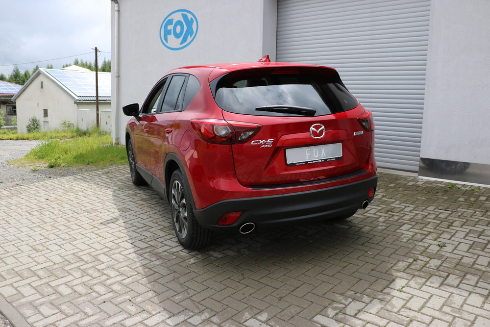 Fox passend fürMazda CX5 - KE/ GH Endschalldämpfer quer rechts/links - 115x85 Typ 38 rechts/links