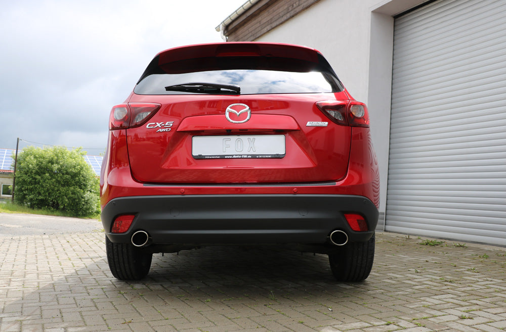 Fox passend fürMazda CX5 - KE/ GH Endschalldämpfer quer rechts/links - 115x85 Typ 38 rechts/links