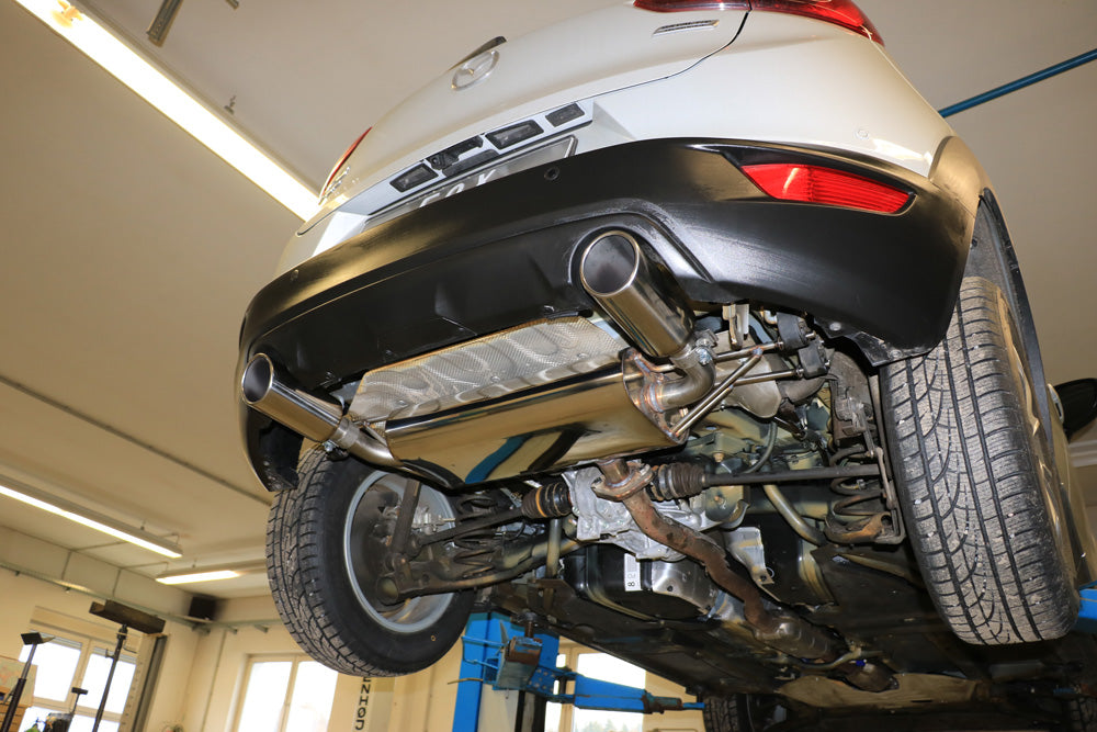 Fox passend fürMazda CX3 Benzin - DK AWD Endschalldämpfer quer rechts/links - 1x100 Typ 16 rechts/links