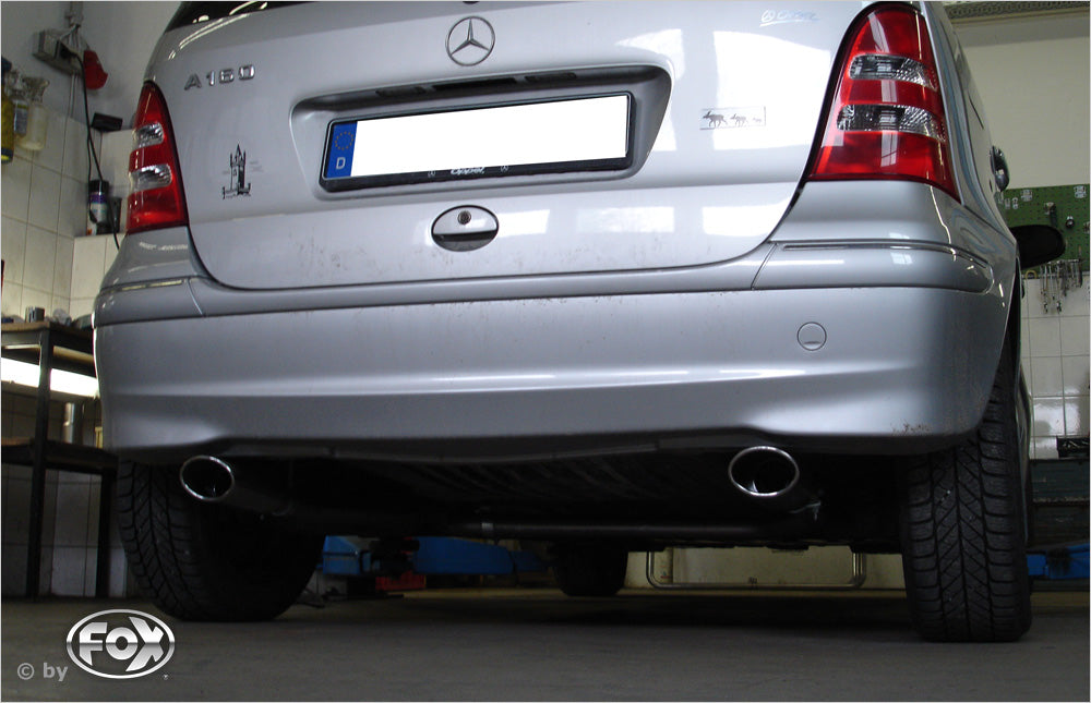 Fox passend für Mercedes A-Klasse 168 Endrohrsystem rechts/links für original Endschalldämpfer - 106x71 Typ 32 rechts/links