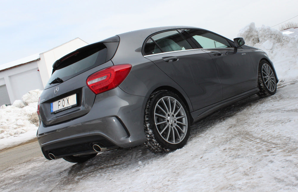Fox passend fürMercedes A-Klasse W176 - AMG Paket Endschalldämpfer quer Ausgang rechts/links - 115x85 Typ 32 rechts/links
