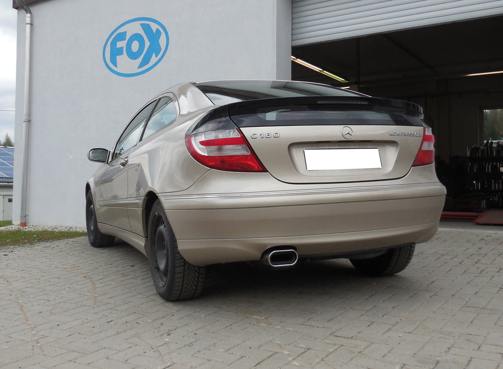 Fox passend für Mercedes C-Klasse Sportcoupe CL203 Endschalldämpfer - 160x80 Typ 53