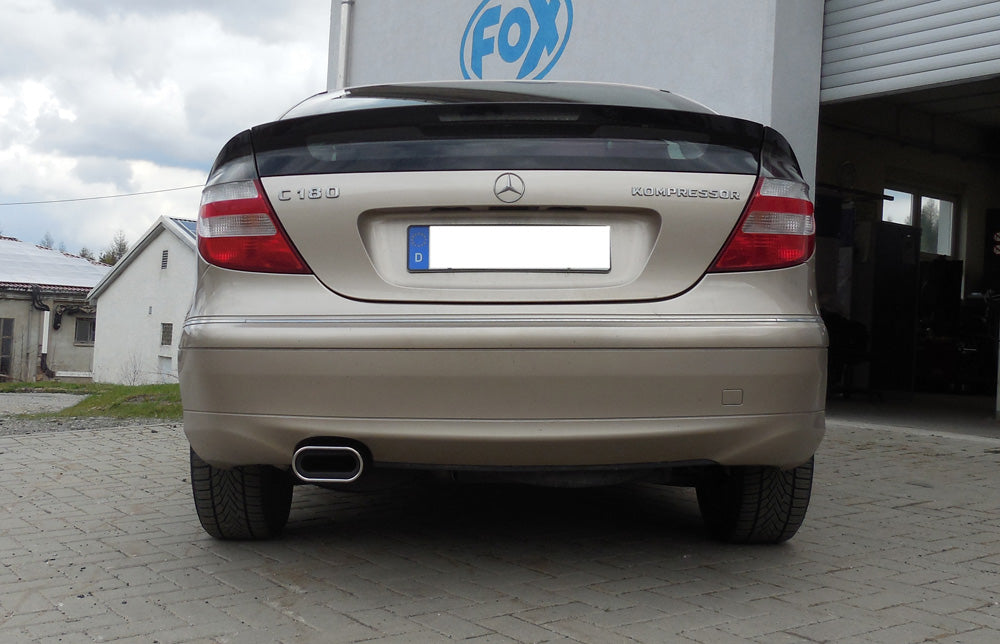 Fox passend fürMercedes C-Klasse Sportcoupe CL203 Endschalldämpfer - 160x80 Typ 53