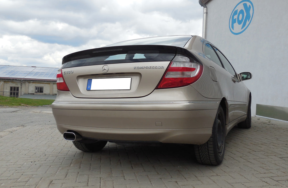 Fox passend fürMercedes C-Klasse Sportcoupe CL203 Endschalldämpfer - 160x80 Typ 53