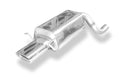 Fox passend fürMercedes C-Klasse W203/ S203 Endschalldämpfer - 135x80 Typ 53