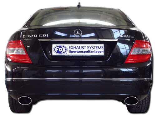 Fox passend fürMercedes C-Klasse 6 Zylinder - W204/S204 Endschalldämpfer rechts/links - 140x90 Typ 32 rechts/links