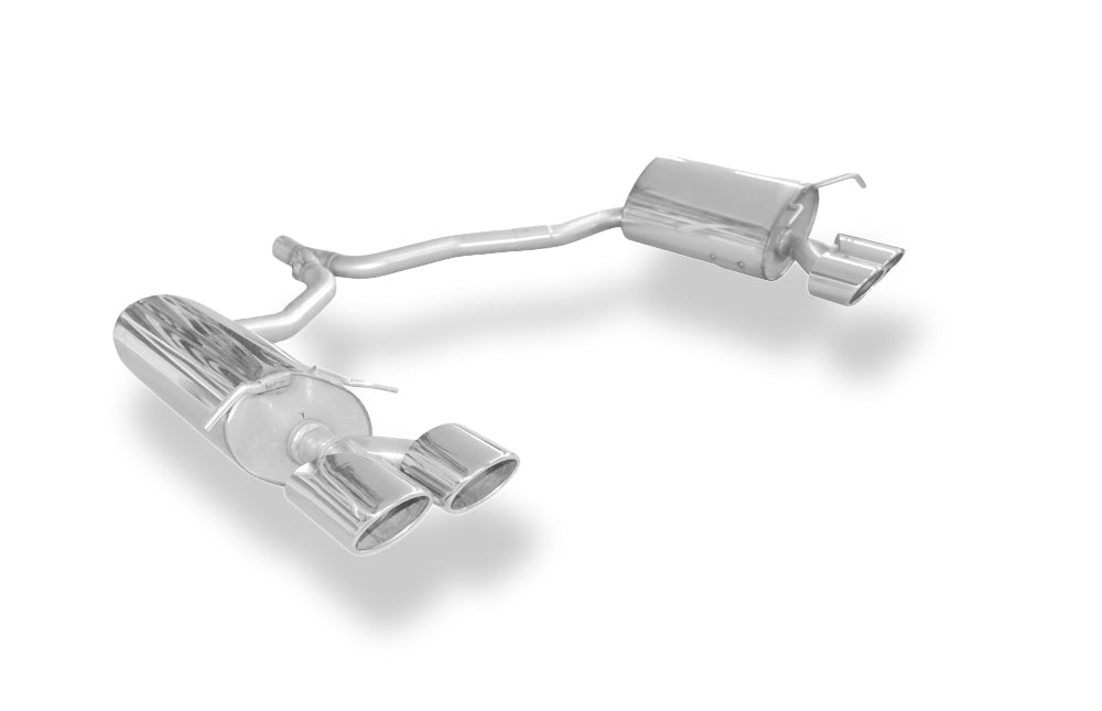 Fox passend fürMercedes C-Klasse 4-Zylinder Coupe C204 Endschalldämpfer rechts/links inkl. Y-Verbindungsrohr - 2x115x85 Typ 32 rechts/links