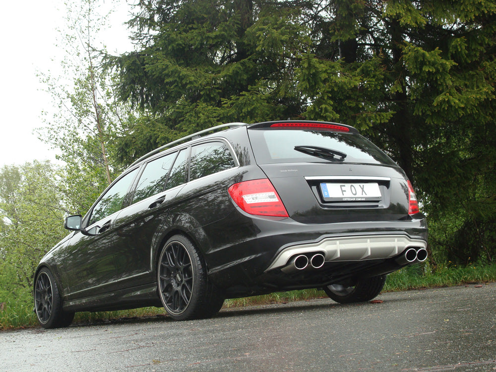 Fox passend fürMercedes C-Klasse 6 Zyl. - W204/S204 AMG-Paket + C63 Einsatz Endschalldämpfer rechts/links - 2x115x85 Typ 32 rechts/links