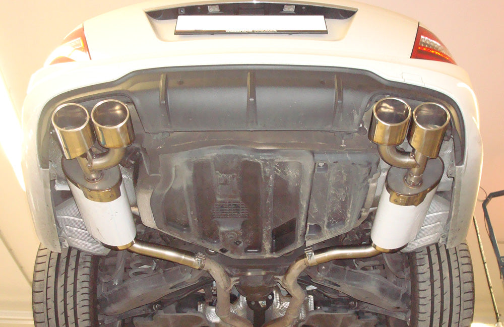 Fox passend fürMercedes C-Klasse 6 Zyl. - W204/S204 AMG-Paket + C63 Einsatz Endschalldämpfer rechts/links - 2x115x85 Typ 32 rechts/links