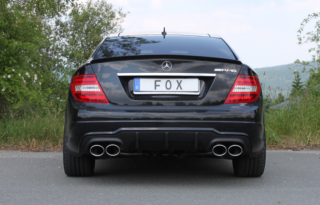 Fox passend fürMercedes C-Klasse Coupe 6 Zylinder - C204 AMG-Paket Endschalldämpfer rechts/links - 2x115x85 Typ 32 rechts/links