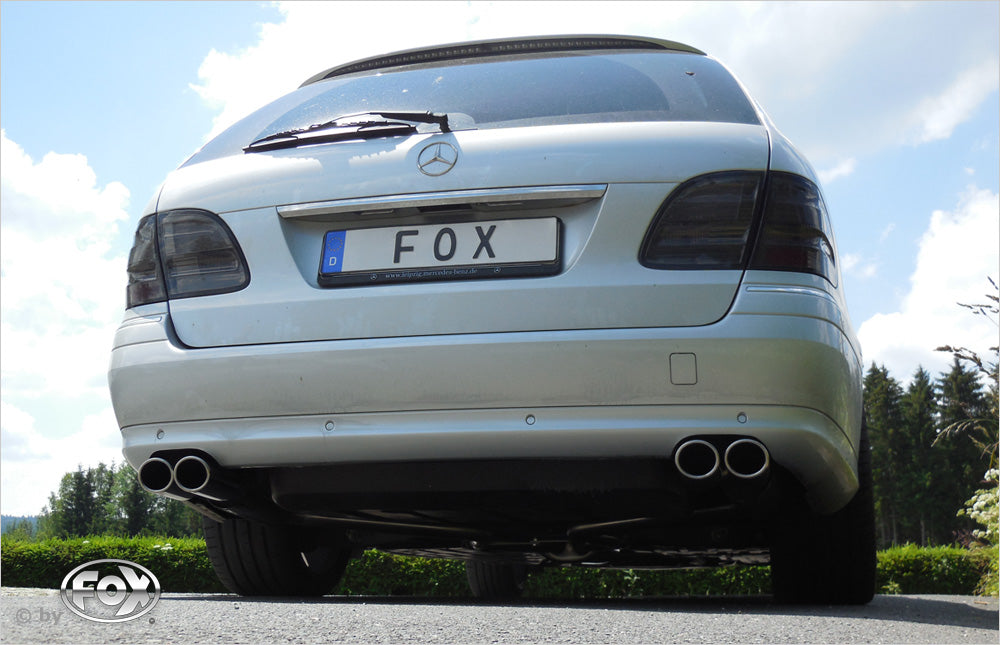 Fox passend fürMercedes E-Klasse S211 Kombi Endschalldämpfer rechts/links - 2x88x74 Typ 32 rechts/links