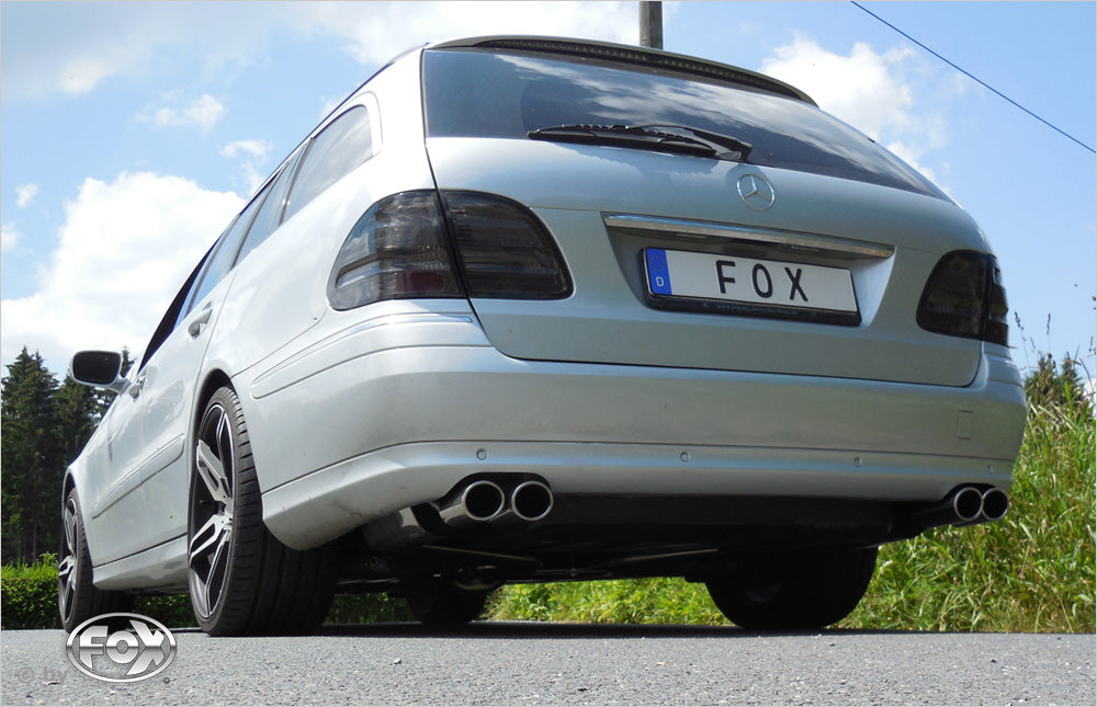 Fox passend fürMercedes E-Klasse S211 Kombi Endschalldämpfer rechts/links - 2x88x74 Typ 32 rechts/links