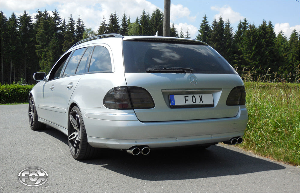 Fox passend fürMercedes E-Klasse S211 Kombi Endschalldämpfer rechts/links - 2x88x74 Typ 32 rechts/links