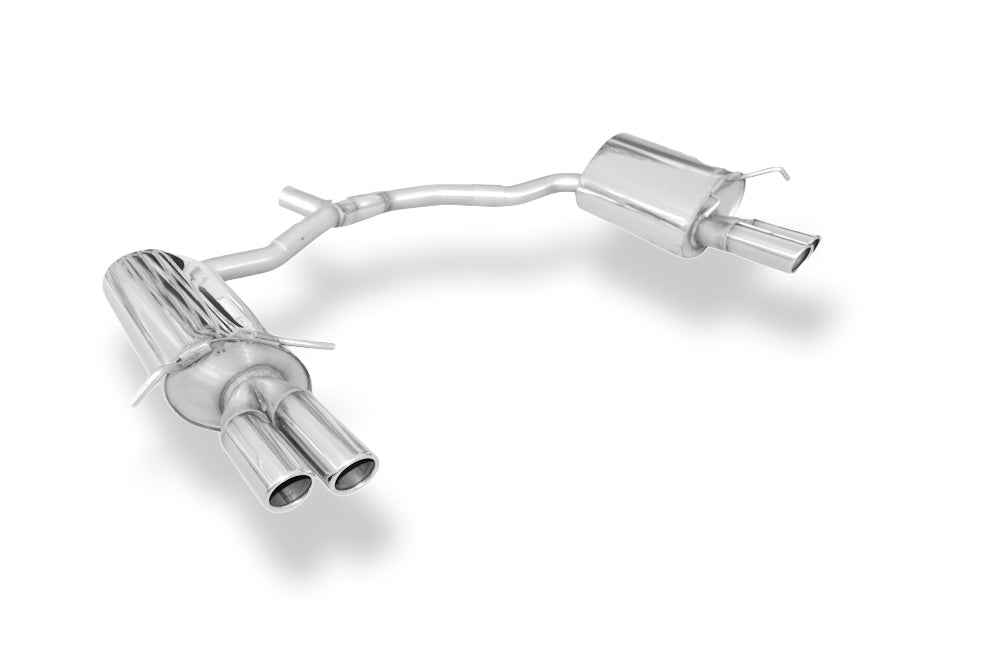 Fox passend fürMercedes E-Klasse Cabrio A207 4 Zylinder Endschalldämpfer rechts/links -  2x70 Typ 16 rechts/links
