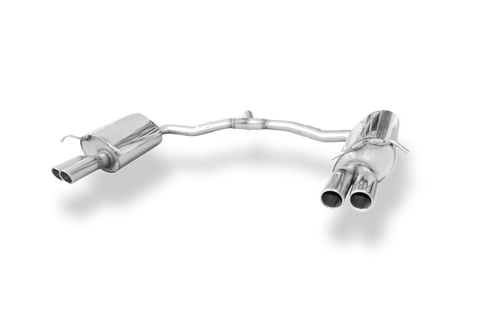 Fox passend fürMercedes E-Klasse Cabrio A207 4 Zylinder Endschalldämpfer rechts/links -  2x70 Typ 16 rechts/links