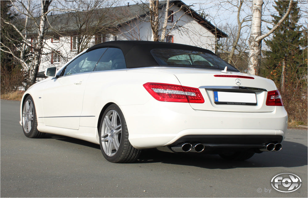 Fox passend für Mercedes E-Klasse Cabrio A207 - 6 Zylinder Endschalldämpfer rechts/links - 2x115x85 Typ 32 rechts/links